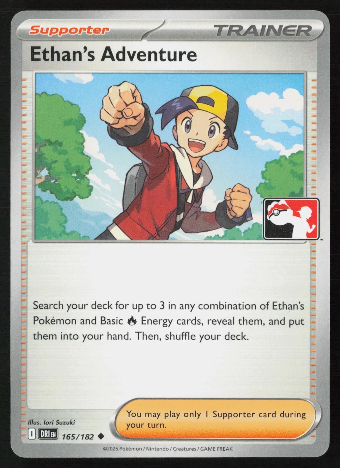 Destined Rivals Ethan's Adventure [Prize-Pack] Pokémon card